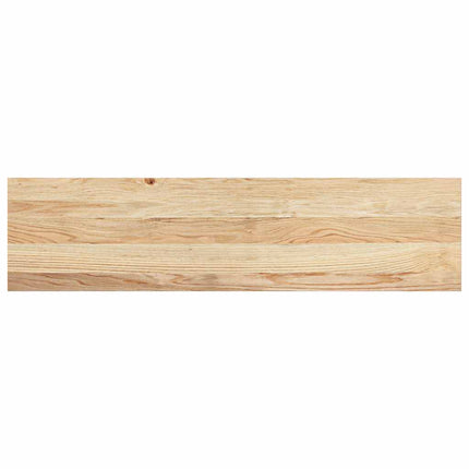 Trappstegsmattor 16 pcs obehandlad 100x25x2 cm massiv ek