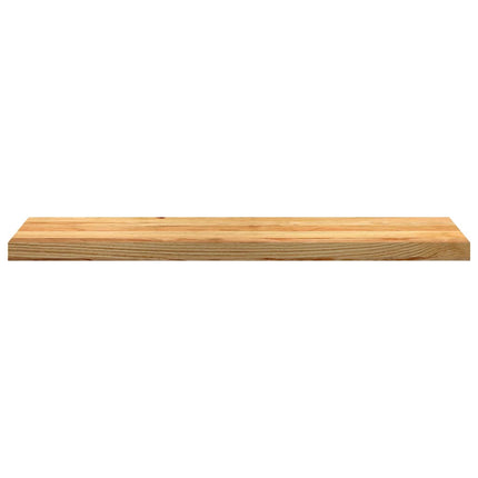 Trappstegsmattor 4 pcs ljusbrun 100x25x2 cm massiv ek