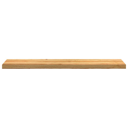 Trappstegsmattor 4 pcs ljusbrun 120x25x2 cm massiv ek