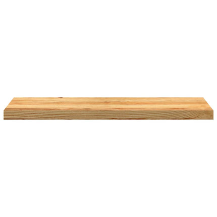Trappstegsmattor 4 pcs ljusbrun 90x30x2 cm massiv ek