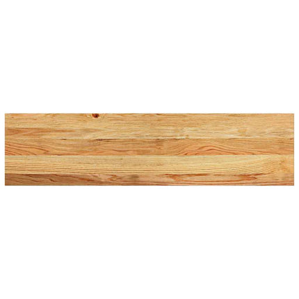 Trappstegsmattor 8 pcs ljusbrun 100x25x2 cm massiv ek