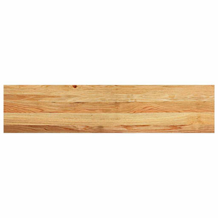 Trappstegsmattor 8 pcs ljusbrun 110x25x2 cm massiv ek