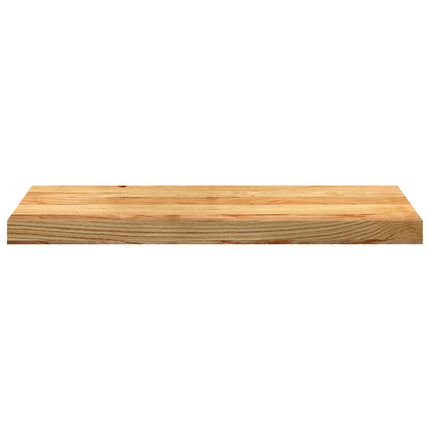 Trappstegsmattor 8 pcs ljusbrun 70x30x2 cm massiv ek