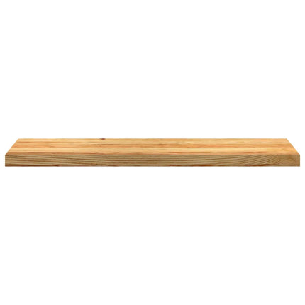 Trappstegsmattor 8 pcs ljusbrun 100x30x2 cm massiv ek