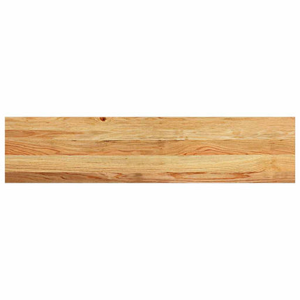 Trappstegsmattor 12 pcs ljusbrun 110x25x2 cm massiv ek