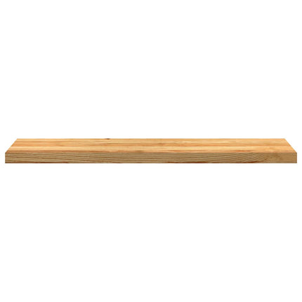 Trappstegsmattor 12 pcs ljusbrun 110x25x2 cm massiv ek