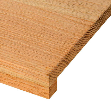 Trappstegsmattor 12 pcs ljusbrun 70x30x2 cm massiv ek