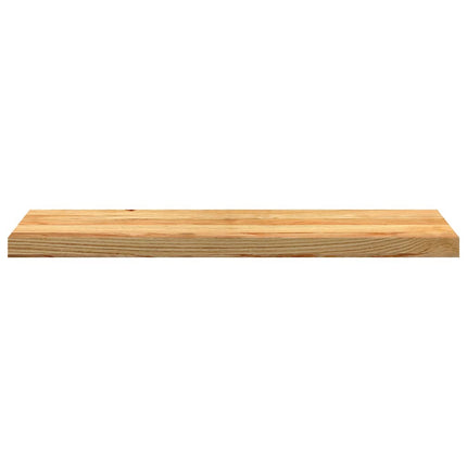 Trappstegsmattor 16 pcs ljusbrun 90x30x2 cm massiv ek