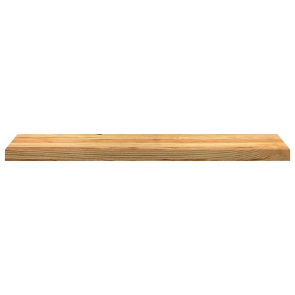Trappstegsmattor 16 pcs ljusbrun 100x30x2 cm massiv ek