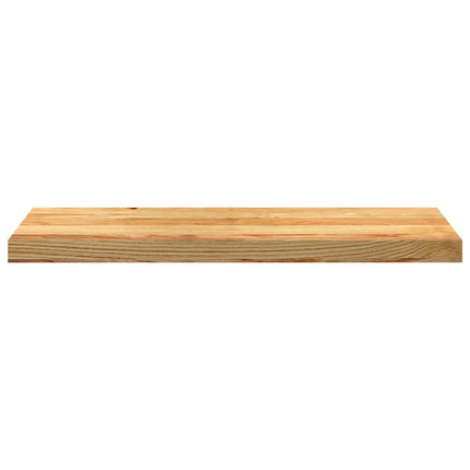 Trappstegsmattor 20 pcs ljusbrun 80x25x2 cm massiv ek