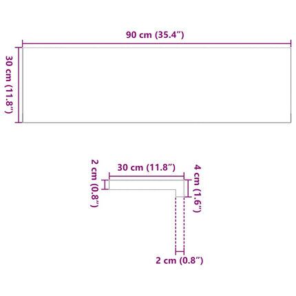 Trappstegsmattor 20 pcs ljusbrun 90x30x2 cm massiv ek