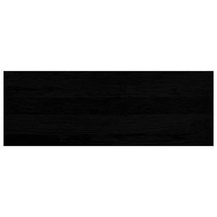 Trappstegsmattor 4 pcs brunsvart 70x25x2 cm massiv ek