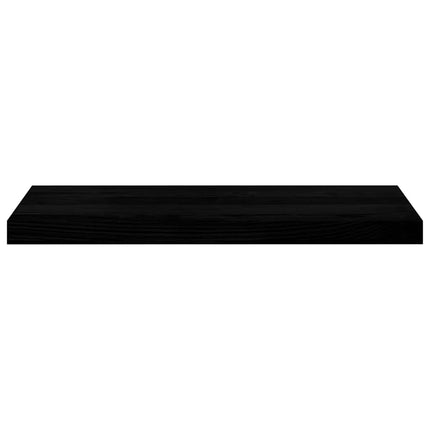 Trappstegsmattor 4 pcs brunsvart 70x25x2 cm massiv ek