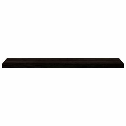 Trappstegsmattor 12 pcs brunsvart 110x25x2 cm massiv ek