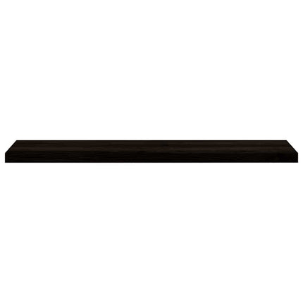 Trappstegsmattor 12 pcs brunsvart 120x25x2 cm massiv ek