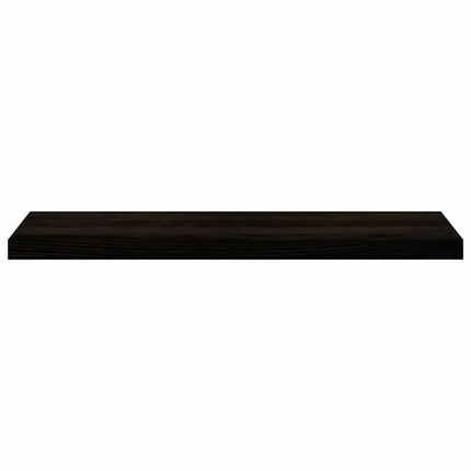 Trappstegsmattor 12 pcs brunsvart 90x30x2 cm massiv ek