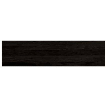 Trappstegsmattor 16 pcs brunsvart 100x25x2 cm massiv ek