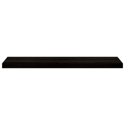 Trappstegsmattor 16 pcs brunsvart 100x25x2 cm massiv ek