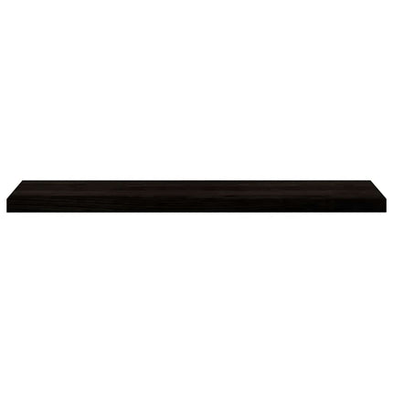 Trappstegsmattor 16 pcs brunsvart 110x30x2 cm massiv ek