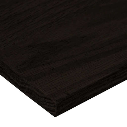 Trappstegsmattor 16 pcs brunsvart 110x30x2 cm massiv ek