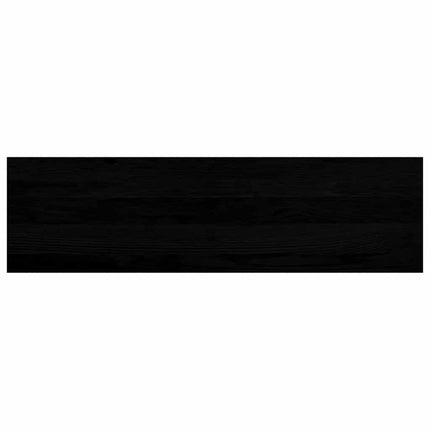 Trappstegsmattor 20 pcs brunsvart 90x25x2 cm massiv ek