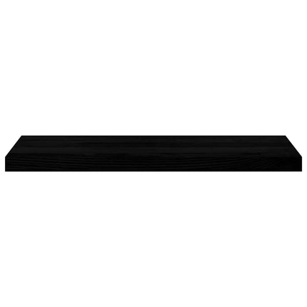 Trappstegsmattor 20 pcs brunsvart 80x30x2 cm massiv ek