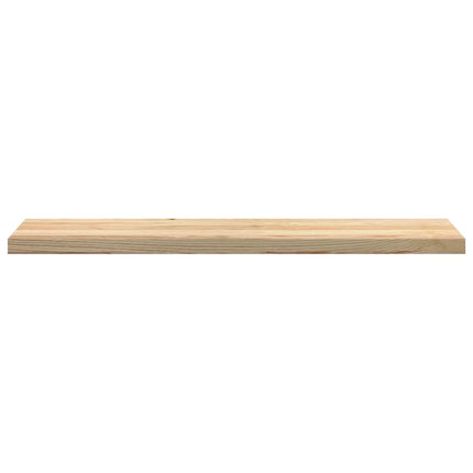 Trappstegsmattor 2 pcs obehandlad 120x25x2 cm massiv ek