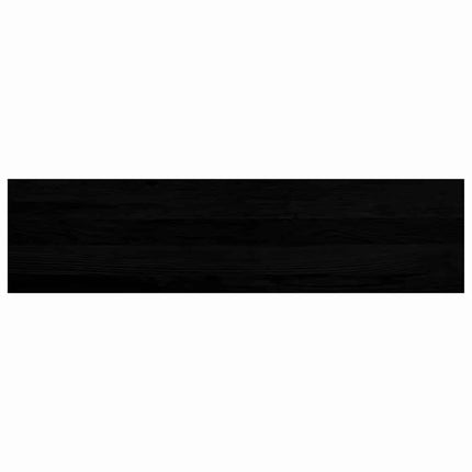 Trappstegsmattor 2 pcs brunsvart 100x25x2 cm massiv ek