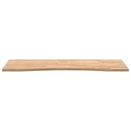 Bordsskiva obehandlad 140x50x2,5 cm massiv ek rektangulär