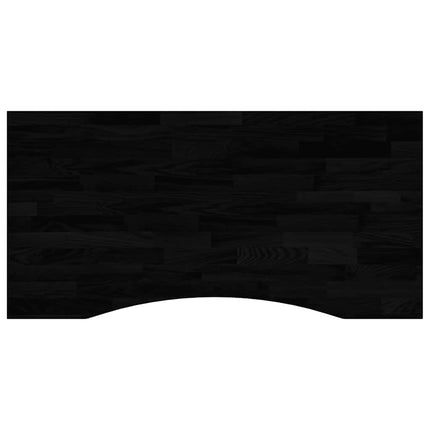Bordsskiva mörkbrun 100x50x2,5 cm massiv ek rektangulär