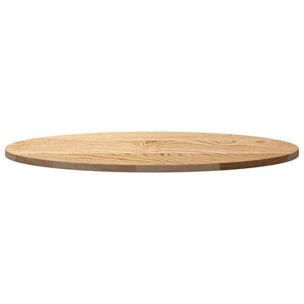 Bordsskiva 80x40x2 cm massiv ek oval