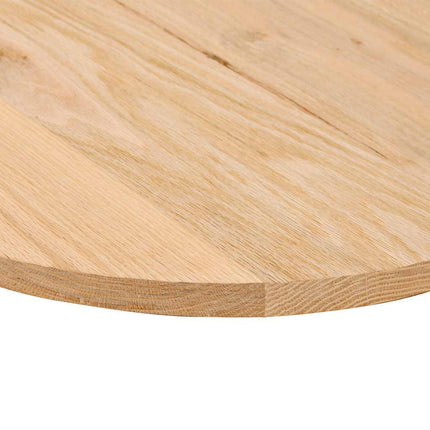 Bordsskiva 80x40x2 cm massiv ek oval