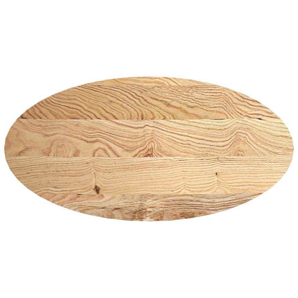 Bordsskiva 120x60x4 cm massiv ek oval