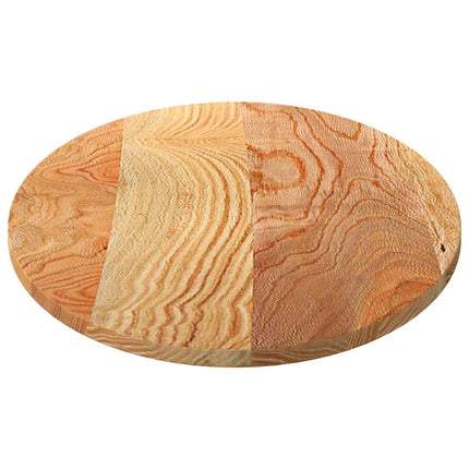 Bordsskiva ljusbrun 120x60x2 cm massiv ek oval
