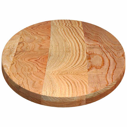 Bordsskiva ljusbrun 140x60x4 cm massiv ek oval