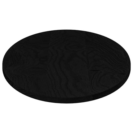 Bordsskiva mörkbrun 100x50x2 cm massiv ek oval