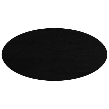 Bordsskiva mörkbrun 120x60x2 cm massiv ek oval