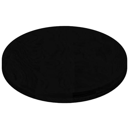Bordsskiva mörkbrun 120x60x4 cm massiv ek oval