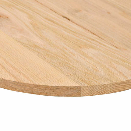 Bordsskiva 80x40x2 cm massiv ek oval