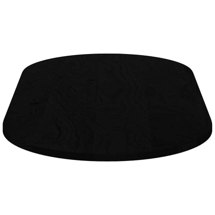 Bordsskiva mörkbrun 120x60x2 cm massiv ek oval