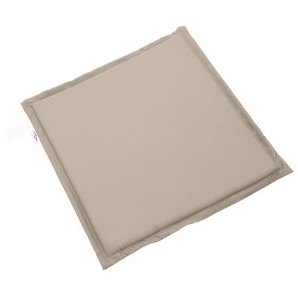 Sittdynor för trädgården 2 st taupe 45x45x2 cm fyrkantig