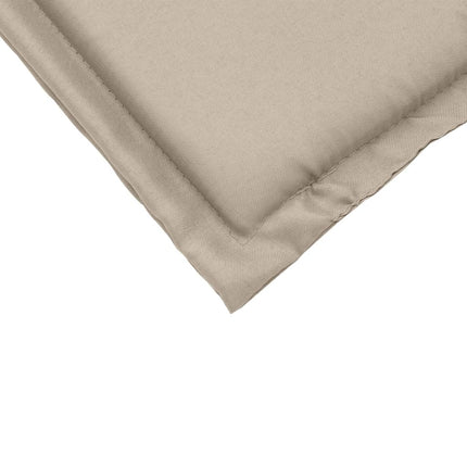 Sittdynor för trädgården 2 st taupe 45x45x2 cm fyrkantig
