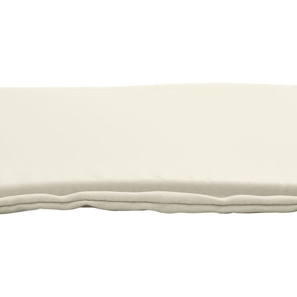 Sittdynor för trädgården 4 st gräddvit 45x45x2 cm fyrkantig