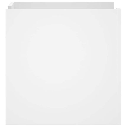 Sängbord vit 45x50x50 cm konstruerat trä