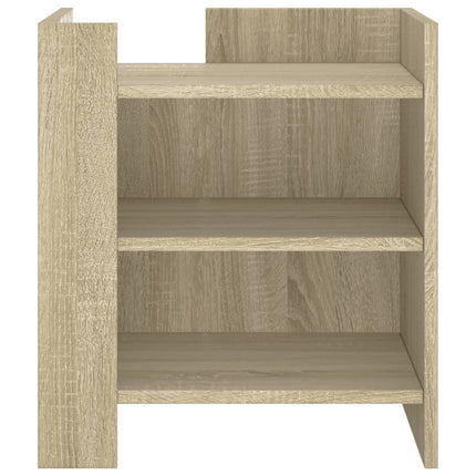 Sängbord sonoma-ek 45x50x50 cm konstruerat trä