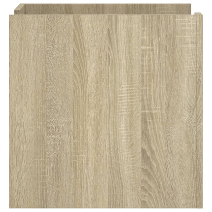 Sängbord sonoma-ek 45x50x50 cm konstruerat trä