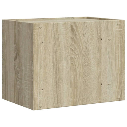 Väggmonterat sängbord sonoma-ek 45x30x35 cm