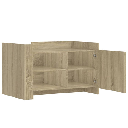 Soffbord sonoma-ek 80x50x50 cm konstruerat trä