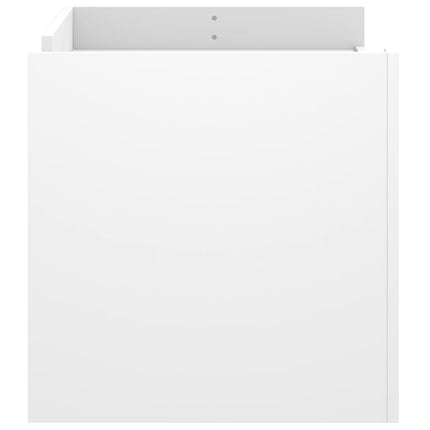 Soffbord vit 100x50x50 cm konstruerat trä