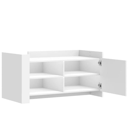 Soffbord vit 100x50x50 cm konstruerat trä